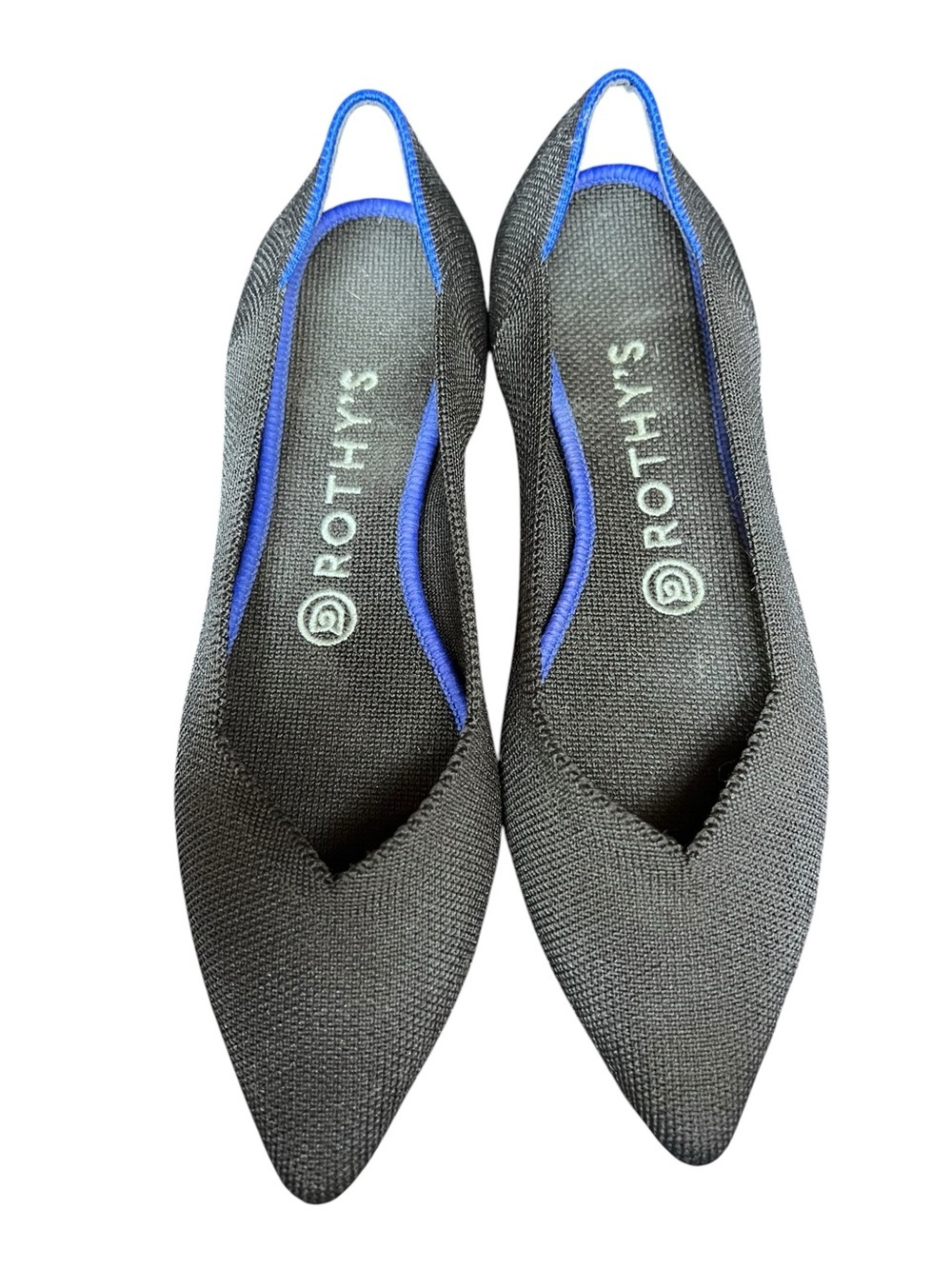 EUC Rothy’s Black Pointed Flats 7.5 - Picture 3 of 6